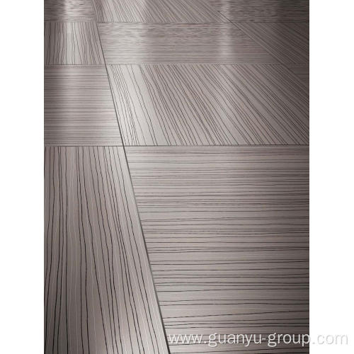 Gray Line Pattern Rustic Porcelain Floor Tile